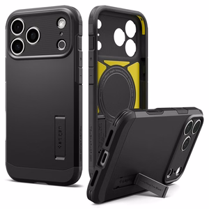 Spigen Tough Armor MagSafe ümbris mudelile iPhone 18 Pro / 17 Pro – värv: must