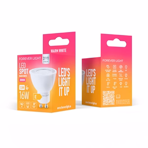 Forever Light LED Bulb GU10 38° 1.5W 142lm 3000K class E
