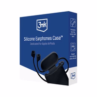 3mk Silicone AirPods Ümbris jaoks AirPods Pro 3 - must