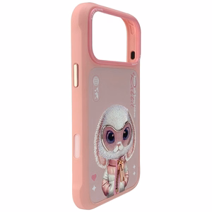 Nimmy Cool&Cute 2.0 Rabbit ümbris jaoks iPhone 17 Pro Max - roosa