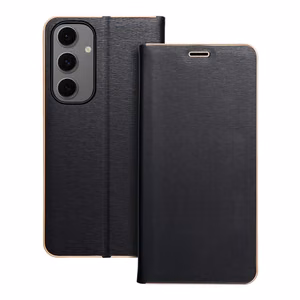 LUNA Book kuldne jaoks SAMSUNG S24 FE must