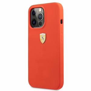 Ferrari FESSIHCP13XRE iPhone 13 Pro Max 6.7" punane/punane kõvakaaneline silikoonist ümbris