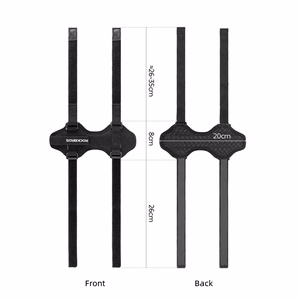 Rockbros 50210064001 Velcro jalgrattarihm Bluetooth kõlarile või veepudelile - must
