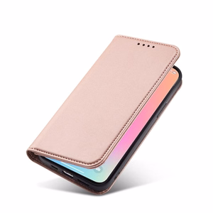 Magnet Card Ümbris jaoks Samsung Galaxy S23 Ultra Cover with Flip Wallet Stand roosa