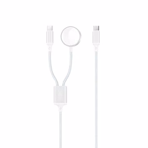 Juhtmeta laadija XO (CX030) Apple Watch 2in1 valge
