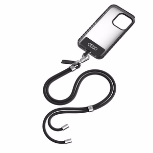 Audi universaalne telefoni rihm 120cm 6mm crossbody must AU-CBL6-R8/D1-BK
