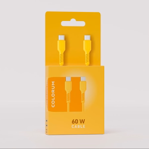 COLORUM kaabel USB-C - USB-C 1,8m 3A CK60-CC-05 xYellow