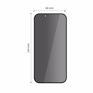 Tech-Protect Quick Set Spy+ Privacy Glass закалённое стекло 2 шт. для iPhone 13 / 13 Pro / 14 / 16e / 17e