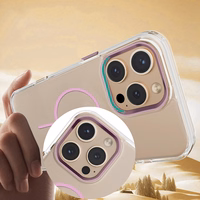 Läbipaistev Thin Mag ümbris iPhone 17 Pro 6,3", roosa