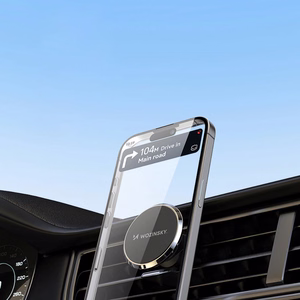 Wozinsky WUMKO Magnetic Phone Hoidja jaoks Car Air Vent - must