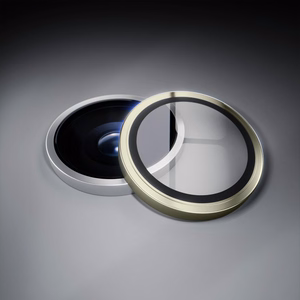 3mk Lens Protection Pro Karastatud klaas jaoks iPhone 16e - Kuldne