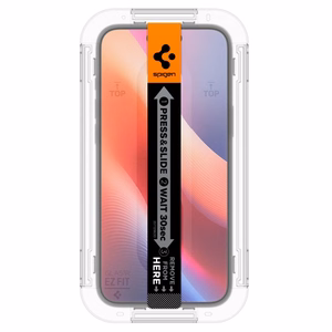 Spigen Glas.tR EzFit Privacy закалённое стекло для iPhone 15/16 с адаптером (2 шт.)