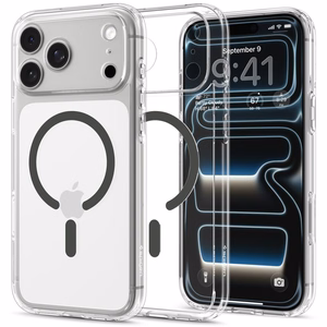 Spigen Ultra Hybrid MagSafe ümbris iPhone 18 Pro Max / 17 Pro Max jaoks, läbipaistev grafiithall