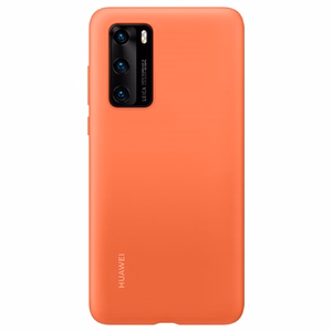 Originaal Ümbris jaoks Huawei P40 - Silikoon Protective Ümbris (51993725) oranž