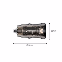 Tech-Protect CC01 30W 2-Port USB-A / USB-C Car Laadija - Must