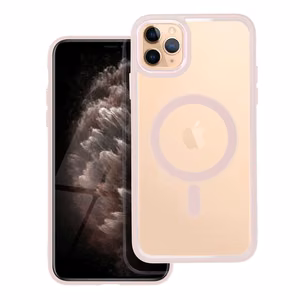 COLOR EDGE MAG COVER Ümbris compatible with MagSafe jaoks IPHONE 11 Pro Max roosa