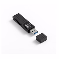 XO kaardilugeja 2 in 1 DK05B USB 3.0 must