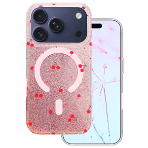 Cherry Mag чехол для iPhone 17 Pro Max / 18 Pro Max 6,9'' с блестками