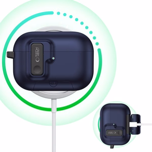 Tech-Protect Slim Hook Ümbris jaoks AirPods Pro 3 - Navy Sinine