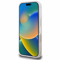 DKNY Repeat Texture Pattern & Stripe MagSafe iPhone 16 Pro Ümbris - Roosa