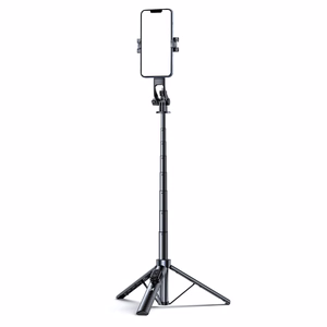 Wozinsky WC1Y30S selfipulk, teleskoopiline statiiv 1.3 m telefonihoidikuga - must
