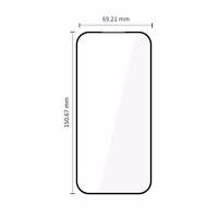 Tech-Protect Glass Fit+ 2-komplektne karastatud klaas Google Pixel 9A / 20A jaoks - must