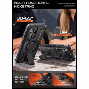 Supcase Unicorn Beetle Pro Mag MagSafe 2-komplektne ümbris Samsung Galaxy S26+ Plus jaoks - must