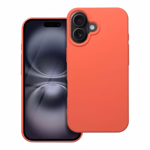 SILICONE case jaoks IPHONE 16 peach