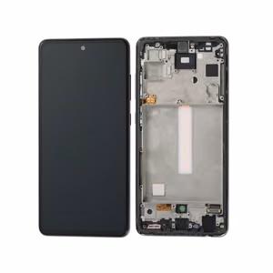 OLED-дисплей с сенсорным экраном и рамкой для Samsung A528 A52S 5G, реального размера, чёрный