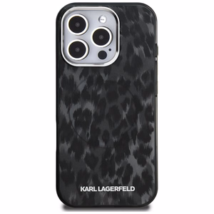 Karl Lagerfeld IML Leopard Pattern MagSafe Ümbris jaoks iPhone 16 Pro Max - must
