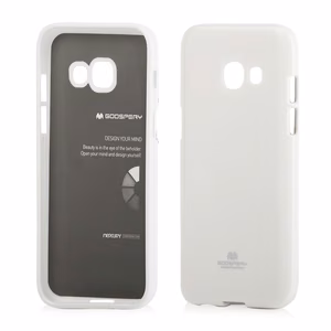 Mercury Jelly ümbris seadmele Samsung Galaxy A3 (2017), valge