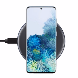 Crong PowerSpot Qi 15 W USB-C juhtmevaba laadija karastatud klaasist kattega, varjumust