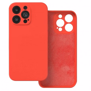 Telefoni ümbris Liquid Silicone Xiaomi Redmi Note 14 4G punane