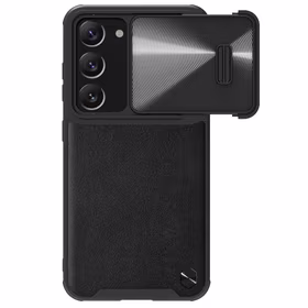 Nillkin CamShield Leather S Ümbris jaoks Samsung Galaxy S23+ cover with camera cover must