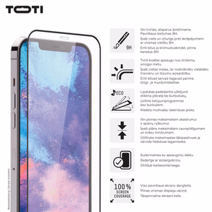 PREMIUM закаленное стекло 3D защита экрана полное покрытие для Apple iPhone 16 Pro