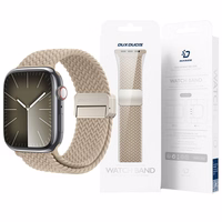 DUX DUCIS strap MIXTURE PRO stretchable braided jaoks Apple Watch 38 / 40 / 41 mm light beige
