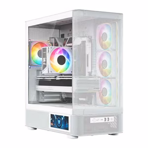 MODECOM Volcano AQ400 ARGB Midi valge