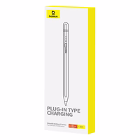Active stylus Baseus Smooth Writing Series with plug-in charging, lightning (valge)