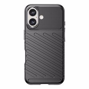 Thunder Ümbris jaoks iPhone 16 Plus Silicone Ümbris - Must