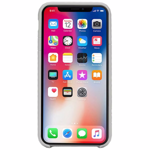Incase Pop ümbris seadmele iPhone X, läbipaistev ja kiltkivihall