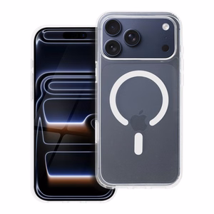 Clear Elite Mag Ümbris antiyellowing compatible with Camera Control button and MagSafe jaoks IPHONE 17 PRO MAX läbipaistev