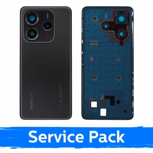 Back Cover Compatible With Xiaomi Redmi Note 14 5G / Midnight Black / (Service Pack)