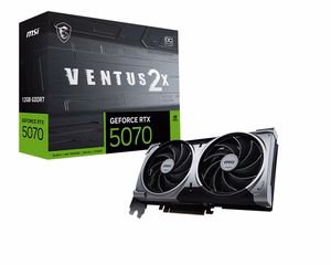 MSI GeForce RTX 5070 12G VENTUS 2X OC NVIDIA 12 GB GDDR7 graafikakaart
