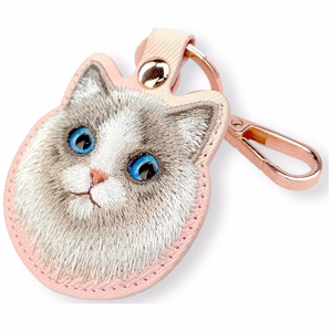 Nimmy New Big Eyed Pet 2.0 suurte silmadega kassi kujuline jälgimisseadme ümbris – roosa