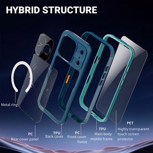 Crong Seal Cover IP68 veekindel ümbris seadmele iPhone 17 Pro, meresinine