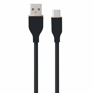 Silicone Kaabel USB Type-A - Type-C (must, 1m)