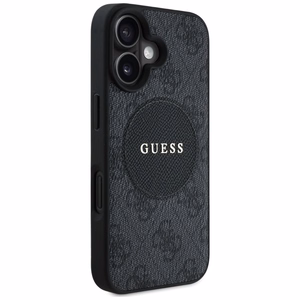 Guess 4G Circle Classic Logo MagSafe ümbris jaoks iPhone 16 - must