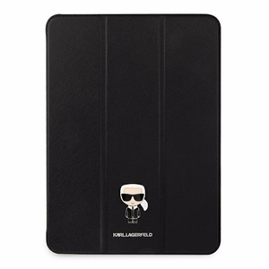 Karl Lagerfeld Saffiano Ikonic Karl Ümbris jaoks iPad 11" Pro 2021 - must