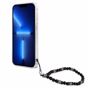 Guess GUHCP13MKPSBK iPhone 13 6.1" прозрачный жёсткий чехол Black Pearl