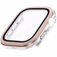 Uniq Voute Karastatud klaas Ümbris jaoks Apple Watch 10 46mm - Rose Kuldne